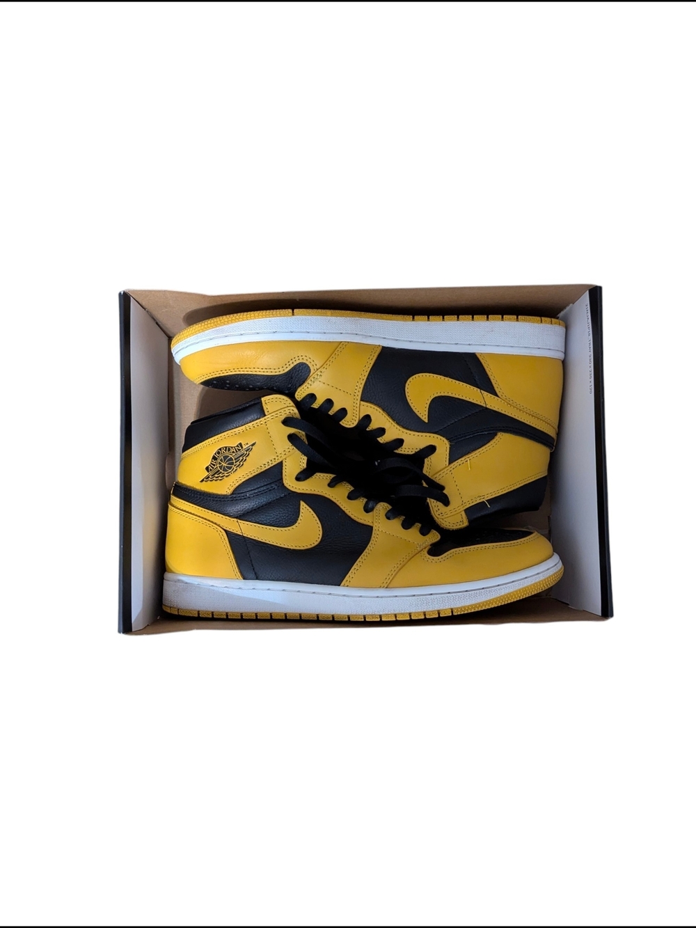 Nike Air Jordan 1 High OG Black/Yellow Sneakers